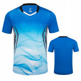 Male Female Tennis T-Shirt Shorts , Girl Badminton T-Shirts , Men Women Table Tennis TShirts , Ping Pong Shirt Clothes Sportwear