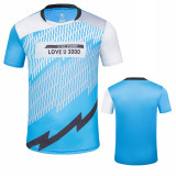 Male Female Tennis T-Shirt Shorts , Girl Badminton T-Shirts , Men Women Table Tennis TShirts , Ping Pong Shirt Clothes Sportwear