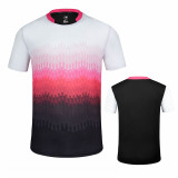 Male Female Tennis T-Shirt Shorts , Girl Badminton T-Shirts , Men Women Table Tennis TShirts , Ping Pong Shirt Clothes Sportwear