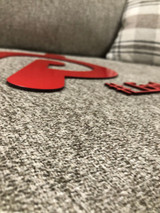 Peloton logo wall art - home gym - peloton - decor - spin - cycle - tread