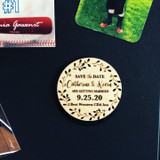Wooden Save the Date Magnets