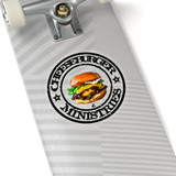 Cheeseburger Ministries: Inspirational Kiss-Cut Stickers