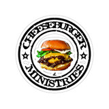 Cheeseburger Ministries: Inspirational Kiss-Cut Stickers