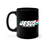 Jesus: Inspirational Black mug 11oz