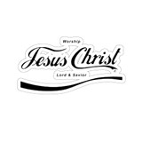 Worship Jesus Christ Inspirational: Kiss-Cut Stickers