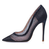 Pointed Toe Mesh Pumps