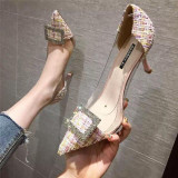 Sexy Pointed Toe Slip-on Wedding Heels