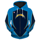 3d arrow casual zipper hoodie