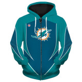 3d arrow casual zipper hoodie