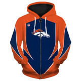 3d arrow casual zipper hoodie