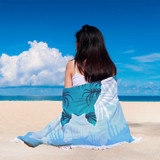 Round Beach Blanket Turtle Lovers