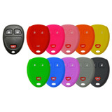 Silicone 3 Button Car Key Fob Case Cover for Buick, GM, Chevrolet, Cadillac, PONTIAC, SATURN