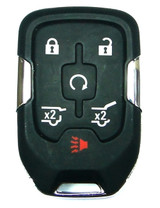 Silicone Rubber 6 Button Smart Key Fob Remote Cover Case Skin for Chevrolet Chevy GMC [SKU: GMS6C]