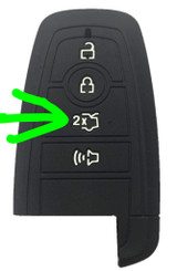 Silicone 4 Button Protective Smart Key Fob Cover Case Skin Jacket Remote Keyless Entry Cover for Ford Fusion [SKU: FRDS4G]