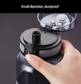 UZSPACE Popular Gray Water Bottle Men Outdoor Sport Travel My Drink Bottle Portable Leakproof Plastic Bottle BPA Free 5 Capacity