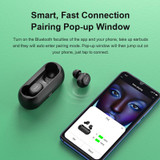 QCY T1C TWS Wireless Earphone Bluetooth V5.0 IPX4 Waterproof Headphones with Microphone Portable Sports Headset