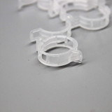 200PCS Plant Support Garden Clips Greenhouse Trellis Clips for Flower Vine Vegetables,Tomato,Makes Garden Melon Vegetables Sweet Pepper Eggplant to Grow Upright and Healthier,Clear White
