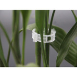 200PCS Plant Support Garden Clips Greenhouse Trellis Clips for Flower Vine Vegetables,Tomato,Makes Garden Melon Vegetables Sweet Pepper Eggplant to Grow Upright and Healthier,Clear White