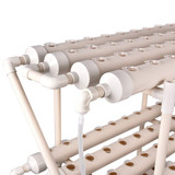 Giraffe-X Hydroponic Grow Kit 108 Sites 12 Pipes 3 Layers Hydroponic Planting Equipment Ebb and Flow Deep Water Culture Balcony Garden System Vegetable Tool Grow Kit