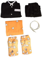 Demon Slayer Zenitsu Agatsuma Cosplay Costume