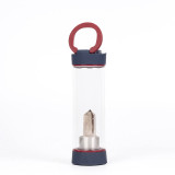Natural Gem Stone Crystal  Double Glazing  Water Bottle gem water bottle Point Wand Infused Elixir