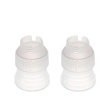 Silicone Pastry Bag With Stainless Nozzle Set