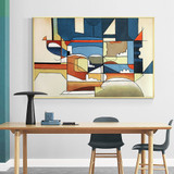 Abstract Geometric Wall Art 100% Hand Painted Oil Painting On canvas Colorful Handmade Paintings For Living Room Home Decor
