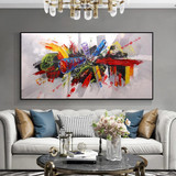 Abstract Colorful Painting 100% Hand Painted Oil Paintings On Canvas Handmade Large Size Modern Wall Art For Hoouse Decoration