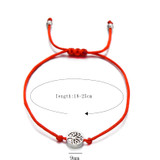 Pipitree Life Tree Charm Bracelets for Women Men Children Lucky Red String Friendship Wish Bracelets Jewelry Gift Adjustable
