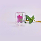 1 Pcs Heat-resistant Double Wall Glass Cup Beer Coffee Cup Set Handmade Creative Beer Mug Tea glass Whiskey Glass Cups Drinkware