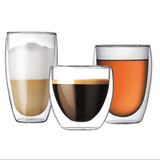 1 Pcs Heat-resistant Double Wall Glass Cup Beer Coffee Cup Set Handmade Creative Beer Mug Tea glass Whiskey Glass Cups Drinkware