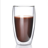1 Pcs Heat-resistant Double Wall Glass Cup Beer Coffee Cup Set Handmade Creative Beer Mug Tea glass Whiskey Glass Cups Drinkware