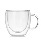 Transparent Drinkware Coffee Cups Tea Set Mugs Beer Drink Office Mug Double Glass Cup Simple style
