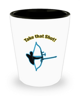 Funny Archery Gifts - Archery Shot Glass - Archers Need A Shot Too