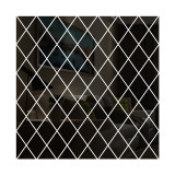 58Pcs 3D Mirror Wall Sticker DIY Diamonds Triangles Acrylic Wall Stickers Living Room Home Decoration