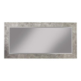 Benzara BM178075 Full Length Leaner Mirror with Metal Hammered Frame Gray - 31 x 2 x 65 in.
