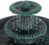 3-Tier Pedestal Bird Bath Fountain W/Pump Outdoor Garden Decor