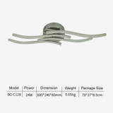 Modern Lamp Modern Crystal LED Ceiling Light Fixture Pendant Lamp Lighting Chandelier【6 Types】