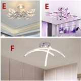Modern Lamp Modern Crystal LED Ceiling Light Fixture Pendant Lamp Lighting Chandelier【6 Types】