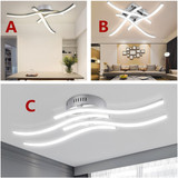 Modern Lamp Modern Crystal LED Ceiling Light Fixture Pendant Lamp Lighting Chandelier【6 Types】