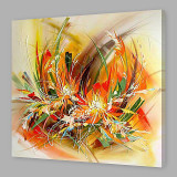Oil Painting Hand Painted - Floral / Botanical Modern Stretched Canvas #6779920 Oil Painting Hand Painted - Floral / Botanical Modern Stretched Canvas #6779920