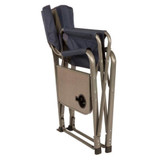 Kamp-Rite CC105 Tailgating Camp Folding Directors Chair with Side Table (2 Pack)