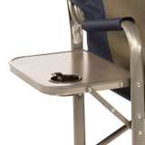 Kamp-Rite CC105 Tailgating Camp Folding Directors Chair with Side Table (2 Pack)