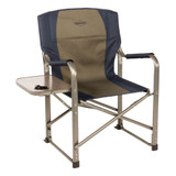 Kamp-Rite CC105 Tailgating Camp Folding Directors Chair with Side Table (2 Pack)