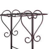 3 Tier Retro Metal Flower Stand Pot Plant Display Shelves Garden Home Decor Gardening Tool