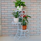 3 Tier Retro Metal Flower Stand Pot Plant Display Shelves Garden Home Decor Gardening Tool