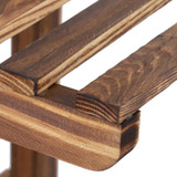 Multi-tier Wooden Plant Stand Balcony Garden Flower Plant Pot Rack Display Shelf 3PCS Planting Tools