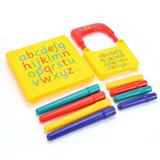Kids Children Furniture Table and Chair Set Play Room Bedroom Alphabet Design