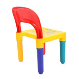 Kids Children Furniture Table and Chair Set Play Room Bedroom Alphabet Design