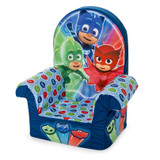 Marshmallow Furniture Foam Toddler Chair Kids High Back Chair, PJ Masks